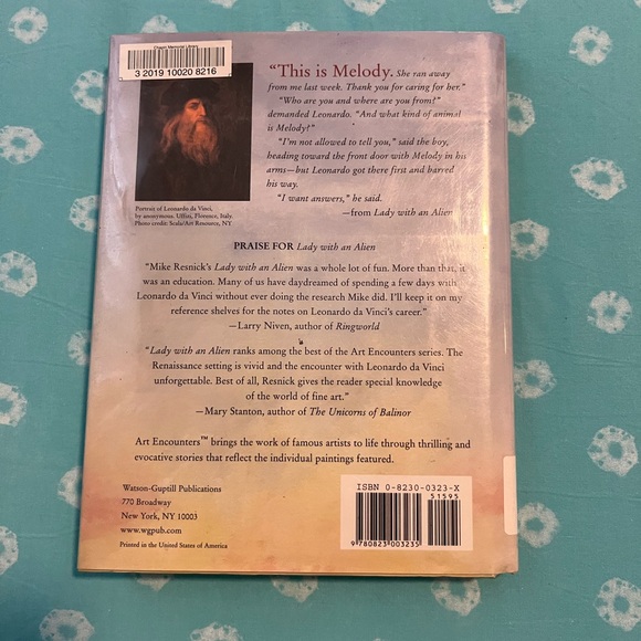 Lady with an Alien An Art Encounter Adventure Leonardo da Vinci Mike Resnick - Picture 2 of 10